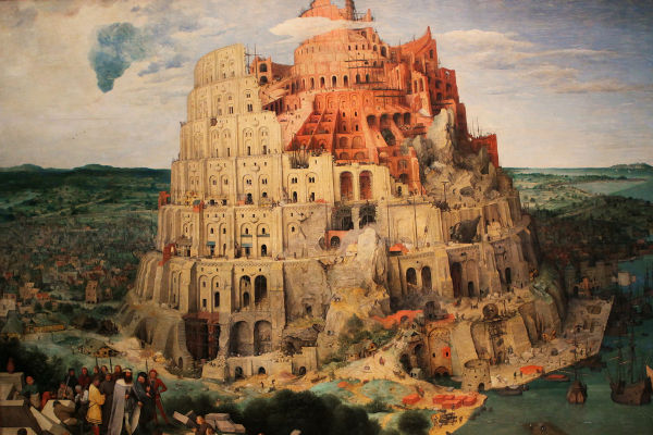 A Torre de Babel é um mito bíblico narrado no livro de Gênesis.