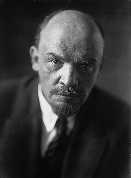 O lÃ­der bolchevique socialista, Vladmir LÃªnin.