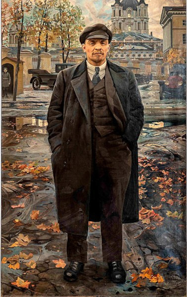 Retrato de Vladimir Lenin, pintado por Isaak Brodski em 1925.