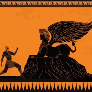 Mito de Édipo ilustração