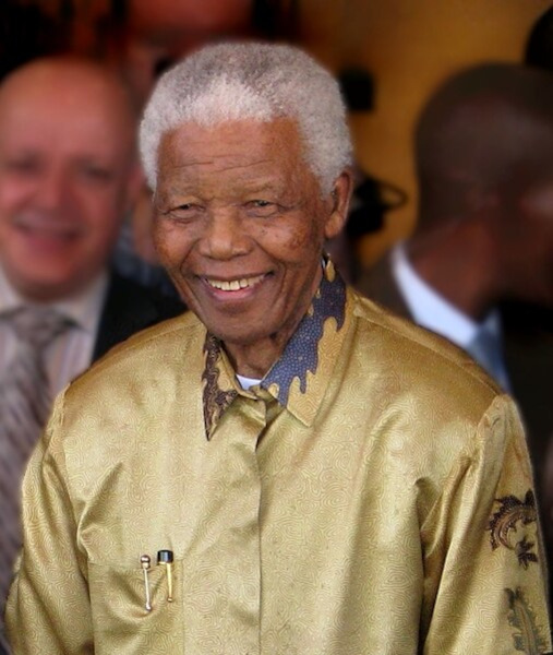 Nelson Mandela em 2008.