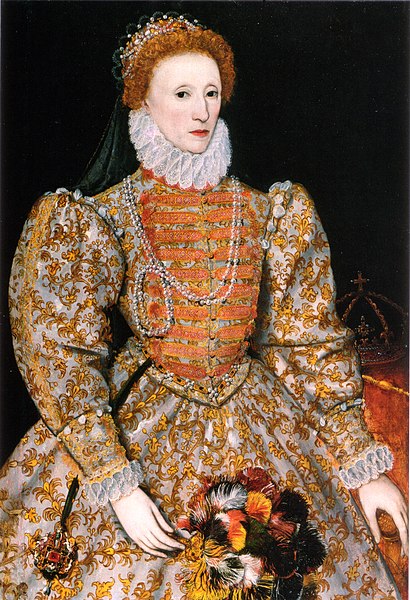 Elizabeth I, quinta e Ãºltima monarca da Dinastia Tudor.