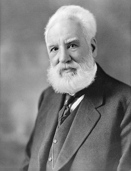 Graham Bell, o inventor do telefone.