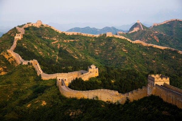 Trecho da Muralha da China fotografado em 2023. Trecho da Muralha da China fotografado em 2023.