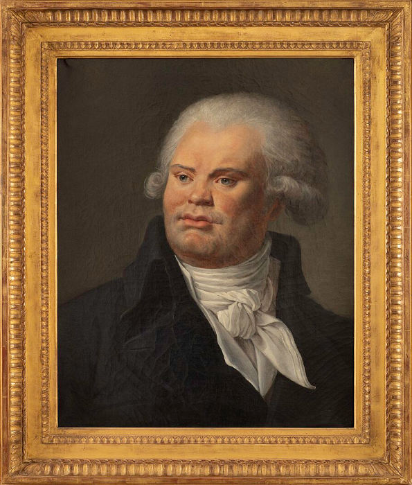 Retrato de Georges Danton, cuja morte levou Robespierre à derrocada.
