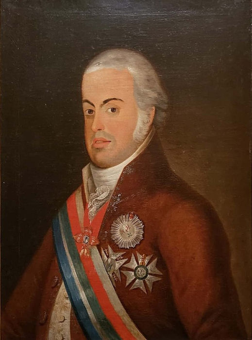 Retrato de Dom João VI, príncipe regente e depois rei de Portugal durante o Período Joanino (1808-1822).