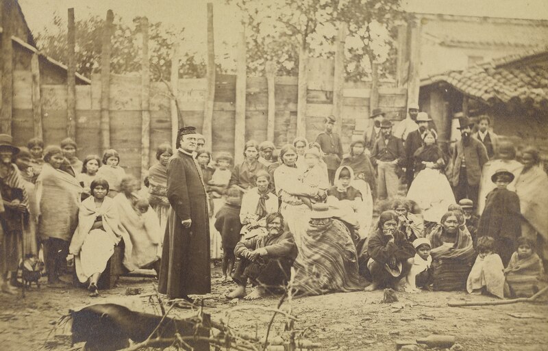 Fotografia tirada no contexto da Guerra do Paraguai, um acontecimento decisivo do Brasil Imp&eacute;rio.