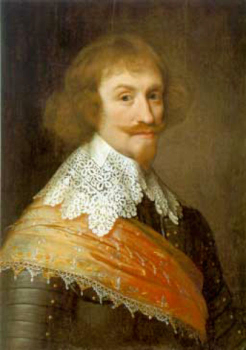 Maur&iacute;cio de Nassau em retrato de 1637.