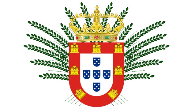 Bandeira que passou a ser usada por Portugal no contexto da Uni&atilde;o Ib&eacute;rica.