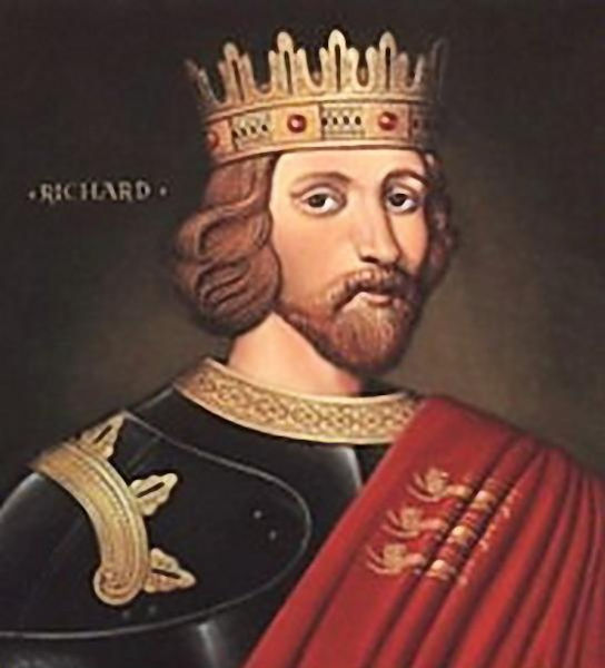 Ricardo I ou Ricardo Cora&ccedil;&atilde;o de Le&atilde;o, l&iacute;der dos crist&atilde;os nas Cruzadas, representado em pintura.