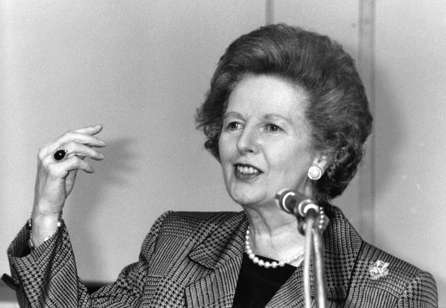 Margaret Thatcher é considerada por muitos uma das representantes do neoliberalismo*